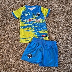 Kids Blue and Yellow Sports Set